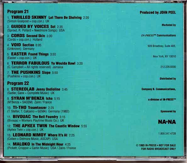 Various - Peel Out In The States Programs 21 & 22 (CD)