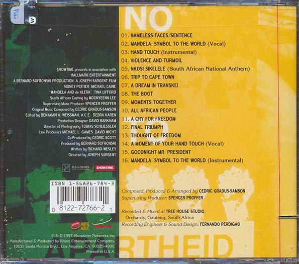 Various - Mandela And De Klerk Original Motion Picture Soundtrack (CD)