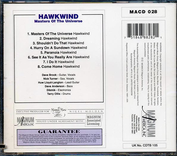 Hawkwind - Masters Of The Universe (CD)