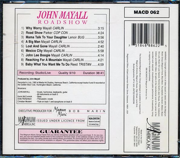 John Mayall - Road Show (CD)