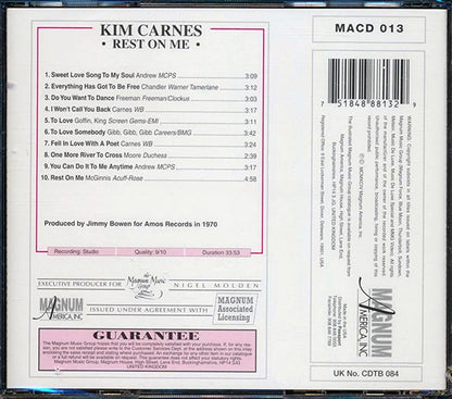Kim Carnes - Rest On Me (CD)