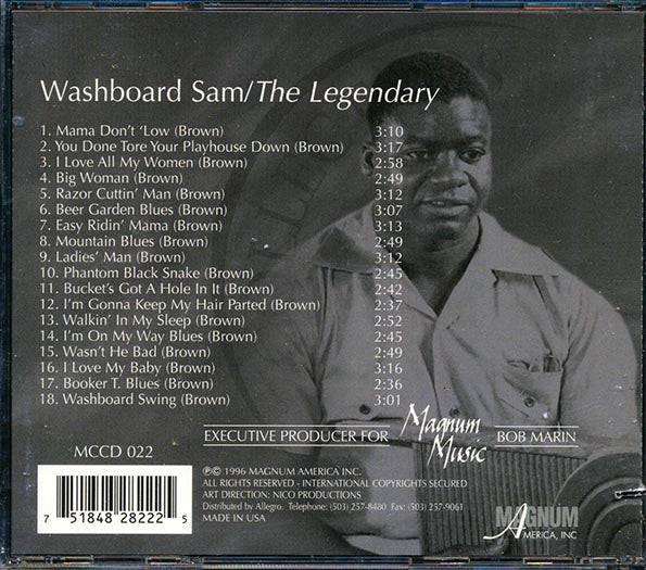 Washboard Sam - The Legendary Washboard Sam (CD)
