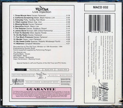 The Selecter - Live Injection (CD)