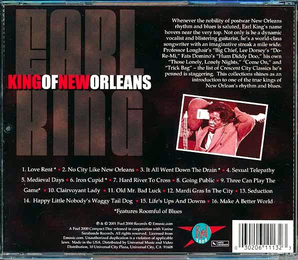 Earl King - King Of New Orleans (CD)