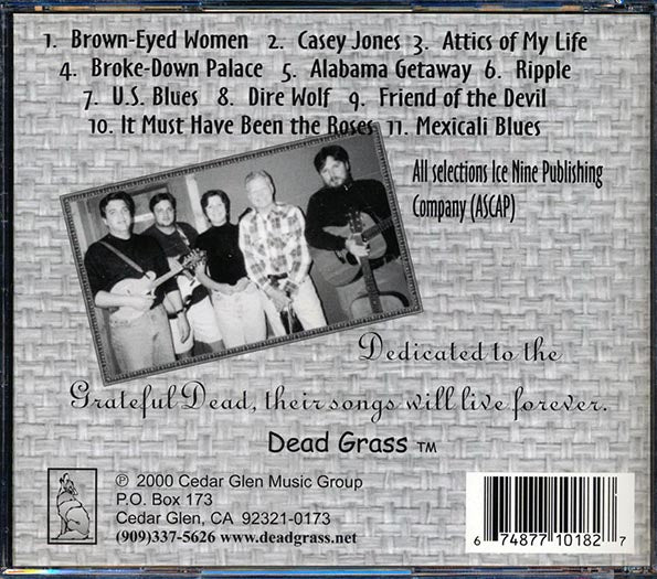 Dead Grass - Dead Grass Featuring Vassar Clements (CD)