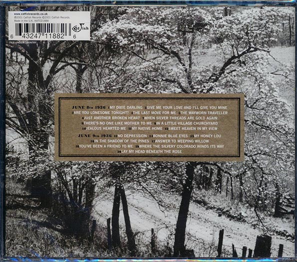 The Carter Family - The Decca Sessions Volume 1 (CD)