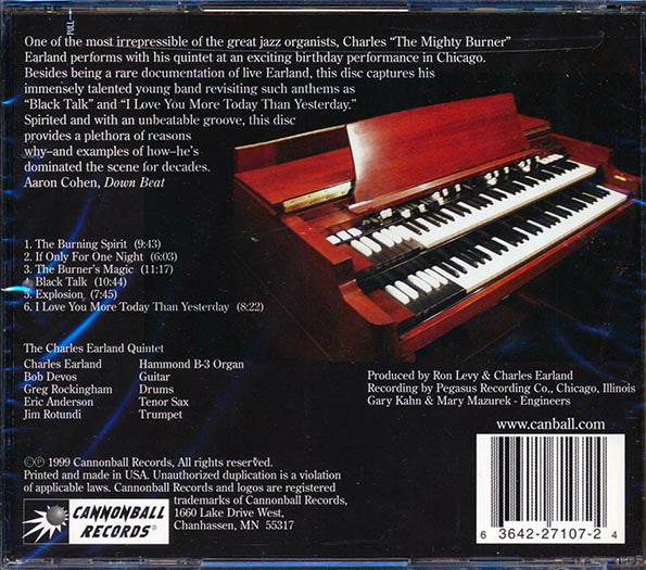 Charles Earland - Live (CD)