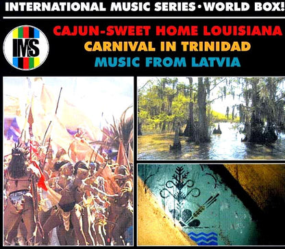 Doug Kershaw, The Basin Brothers, Superblue, General Grant, Etc. - International World Music Series World Box: Cajun, Trinidad, Latvia (42 tracks) (3xCD) (box set) (CD)