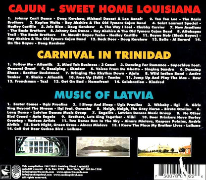 Doug Kershaw, The Basin Brothers, Superblue, General Grant, Etc. - International World Music Series World Box: Cajun, Trinidad, Latvia (42 tracks) (3xCD) (box set) (CD)