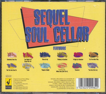 Grandmaster Flash, The Sugarhill Gang, Shalamar, The Whispers, Fat Larry's Band, Etc. - Sequel Soul Cellar (CD)