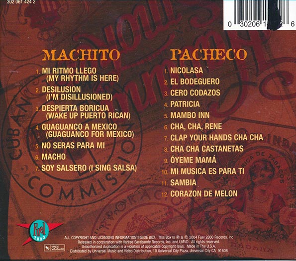 Machito, Pacheco - The Latin Kings: Mi Musica Es Para Ti + Vamos A Bailar! (2xCD) (CD)