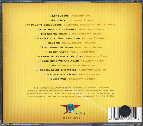 Aretha Franklin, Yolanda Adams, Dorothy Norwood, Etc. - The Queens Of Gospel (CD)