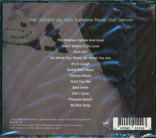 Hall & Oates - Ecstacy On The Edge (CD)