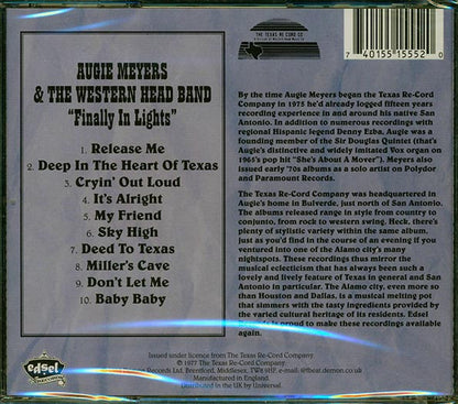 Augie Meyers & The Western Head Band - Finally In Lights (CD)