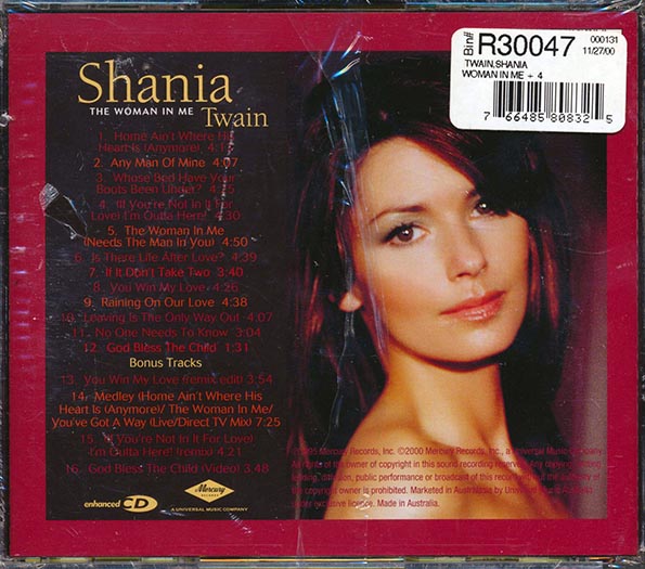 Shania Twain - The Woman In Me (CD)