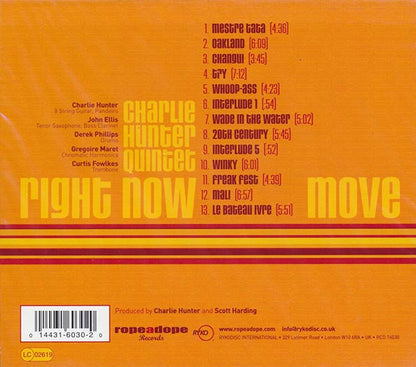 Charlie Hunter Quintet - Right Now Move (CD)