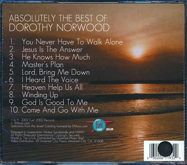 Dorothy Norwood - Absolutely The Best Of Dorothy Norwood (CD)