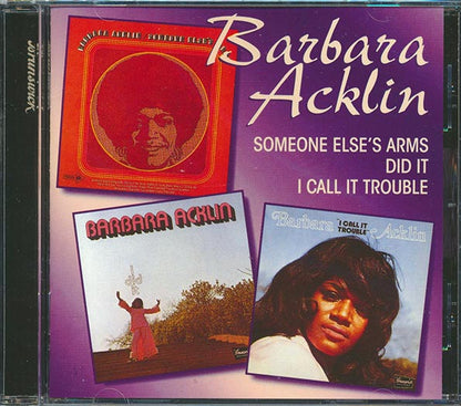 Barbara Acklin - Someone Else's Arms + I Did It + I Call It Trouble (CD)