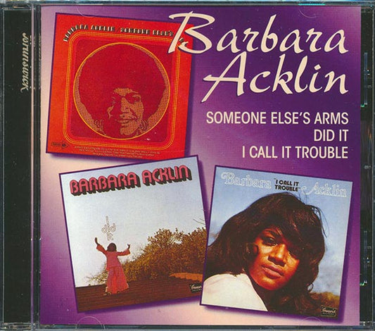 Barbara Acklin - Someone Else's Arms + I Did It + I Call It Trouble (CD)