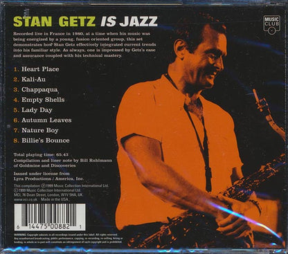 Stan Getz - Stan Getz Is Jazz (CD)