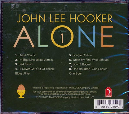 John Lee Hooker - Alone Volume 1 (CD)