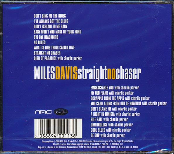 Miles Davis - Straight No Chaser (CD)