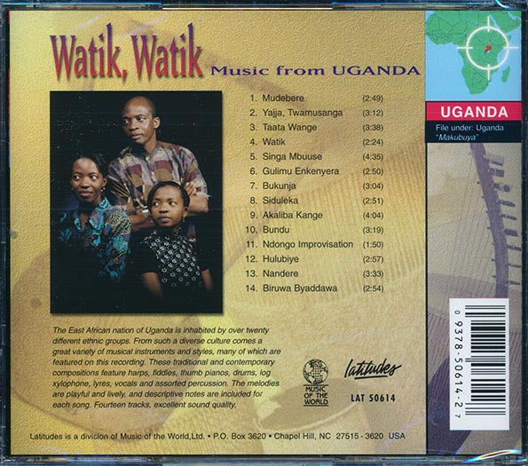 Edward Makubuya - Watik, Watik: Music From Uganda (CD)