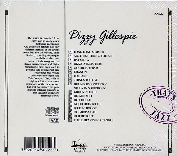 Dizzy Gillespie - Audio Archive Collectors Edition: 17 Reflective Recordings (CD)