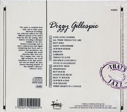 Dizzy Gillespie - Audio Archive Collectors Edition: 17 Reflective Recordings (CD)