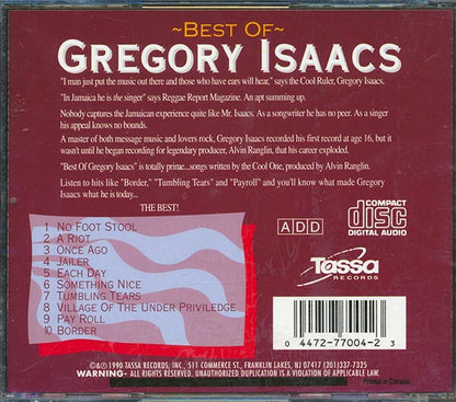 Gregory Isaacs - Best Of Gregory Isaacs (CD)