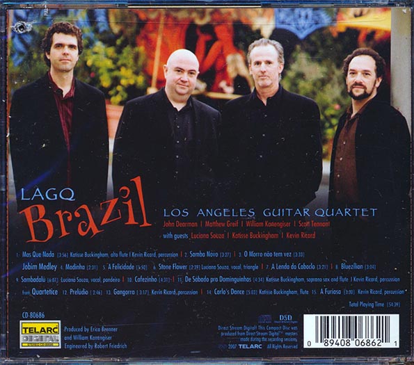 Los Angeles Guitar Quartet - Lago Brazil (CD)
