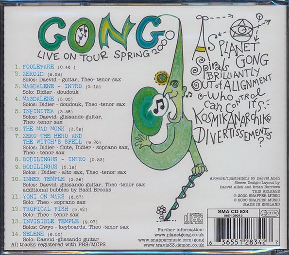 Gong - Live 2 Invinitae (CD)