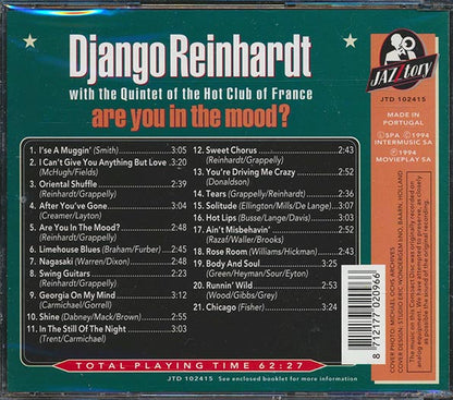 Django Reinhardt - Are You In The Mood? Django Reinhardt With The Quintet Of The Hot Club Of France (CD)