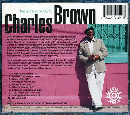 Charles Brown - Just A Lucky So And So (CD)