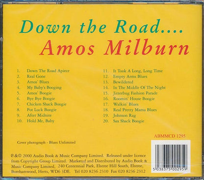 Amos Milburn - Down The Road (CD)