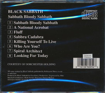 Black Sabbath - Sabbath Bloody Sabbath (CD)