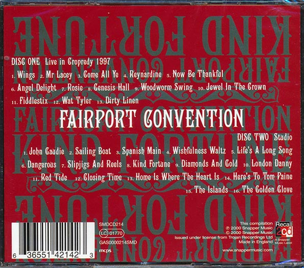 Fairport Convention - Kind Fortune (29 tracks) (CD)