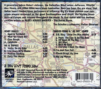 Henry Qualls, Big Al Dupree, Charles Young, Jr. Boy Jones - Blues Across America: The Dallas Scene (CD)