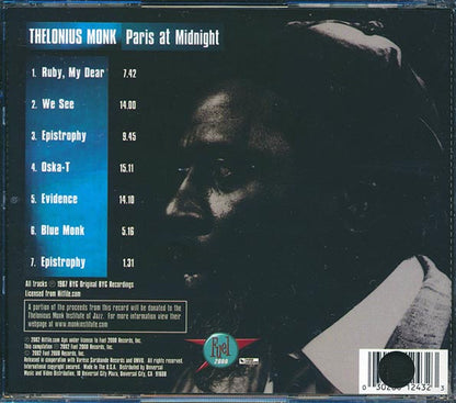 Thelonious Monk - Paris At Midnight (CD)