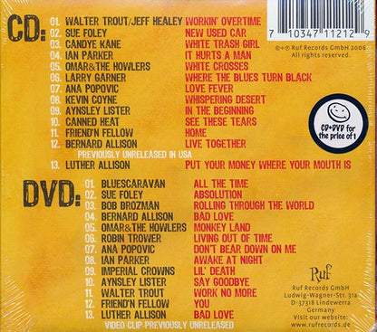 Canned Heat, Sue Foley, Ian Parker, Etc. - Ruf Records Anthology: 12 Years Of Where Blues Crosses Over (26 tracks) (incl. DVD) (CD)