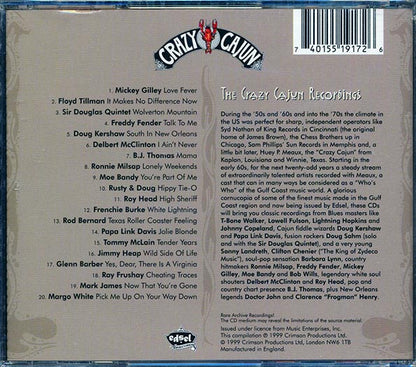 Freddy Fender, Ronnie Milsap, Floyd Tillman, Etc. - Choice Appetizers: The Crazy Cajun Country Sampler (CD)