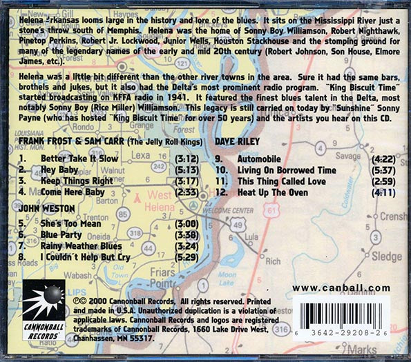 Frank Frost, Sam Carr - Blues Across America: The Helena Scene (CD)