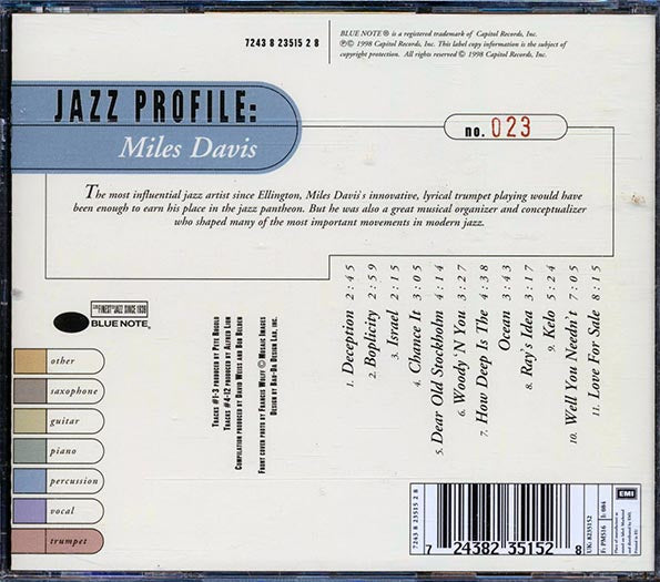 Miles Davis - Jazz Profile (CD)
