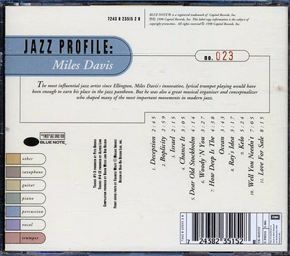 Miles Davis - Jazz Profile (CD)