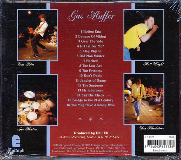 Gas Huffer - Just Beautiful Music (CD)