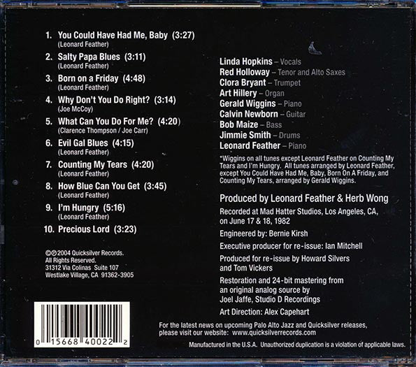 Linda Hopkins - How Blue Can You Get (CD)