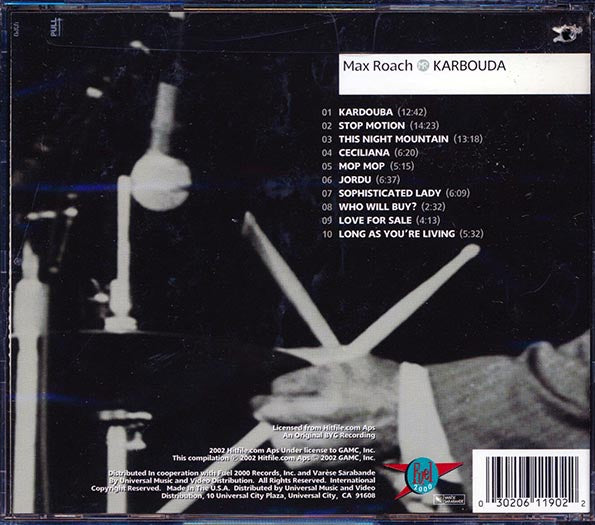 Max Roach - Karbouda (CD)
