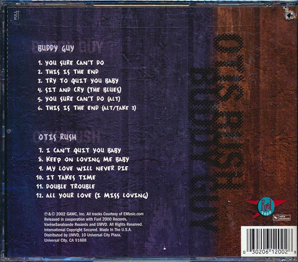 Buddy Guy, Otis Rush - Blues On Blues (CD)