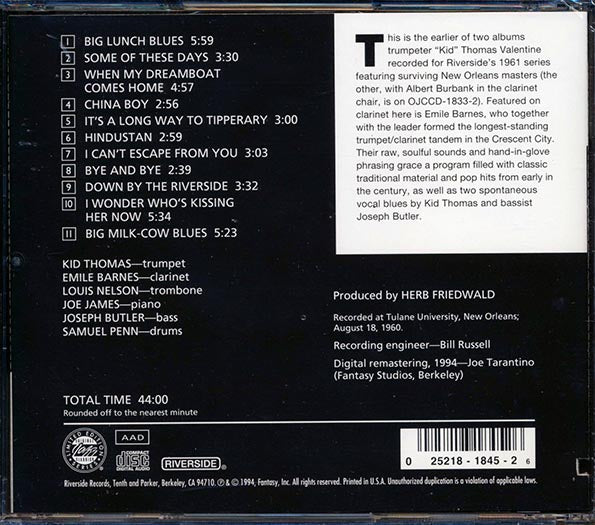 Kid Thomas & His Algiers Stompers - New Orleans: The Living Legends (CD)