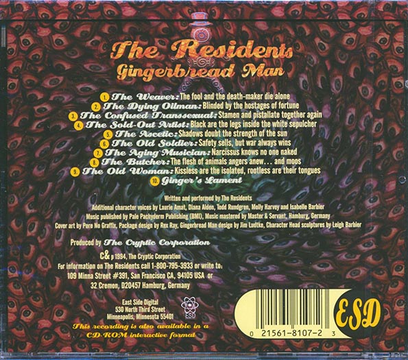 The Residents - Gingerbread Man (CD)